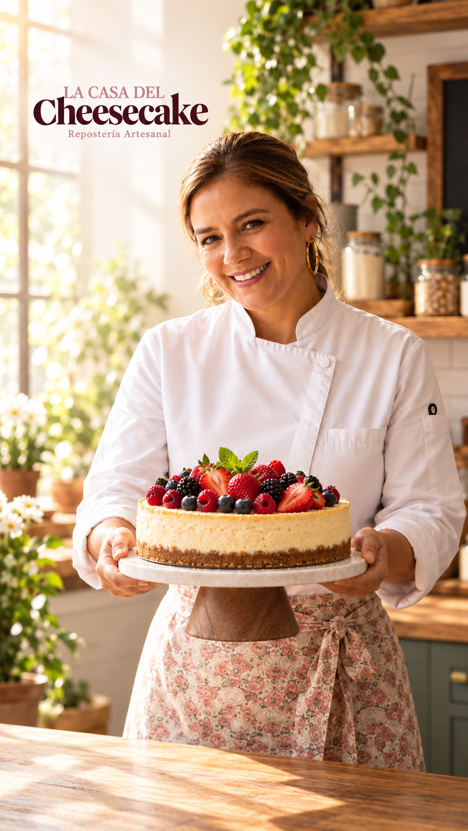 chef de la casa del cheesecake